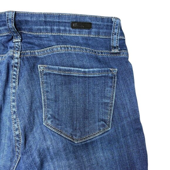 Kut From The Kloth Catherine Boyfriend Jeans Size 6 Distresses - Picture 4 of 8